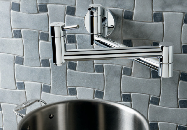Blanco Cantata Wall Mounted Pot Filler Blanco Cantata Wall Mounted Pot Filler